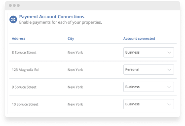 add payment accounts